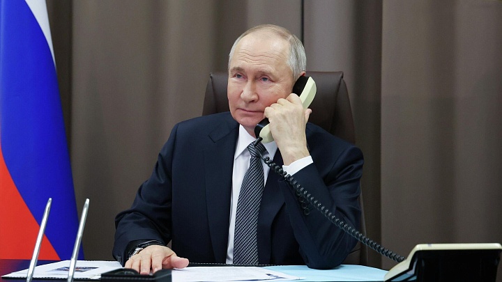 Путин провёл телефонный разговор с президентом Узбекистана
